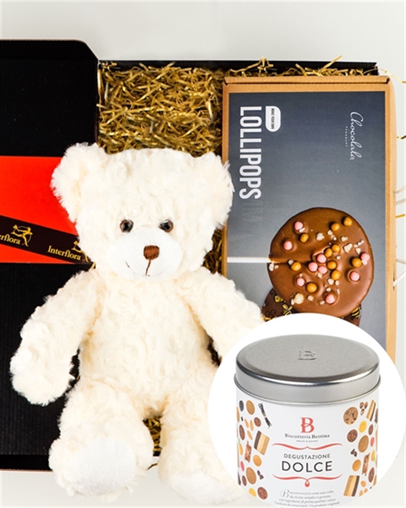 Teddybear, lollypop making kit, cookies, balloon (ONLY TALLINN)