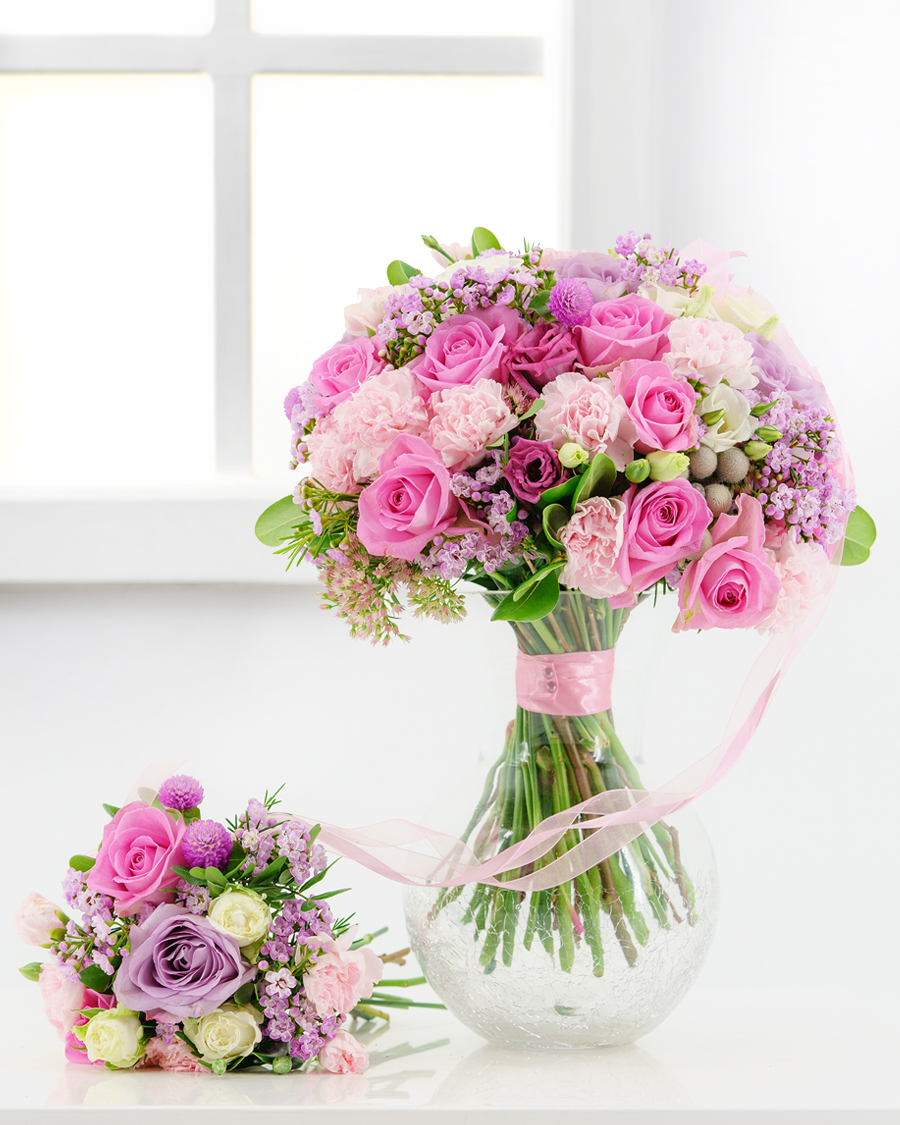 Pink Mom and Baby Bouquet